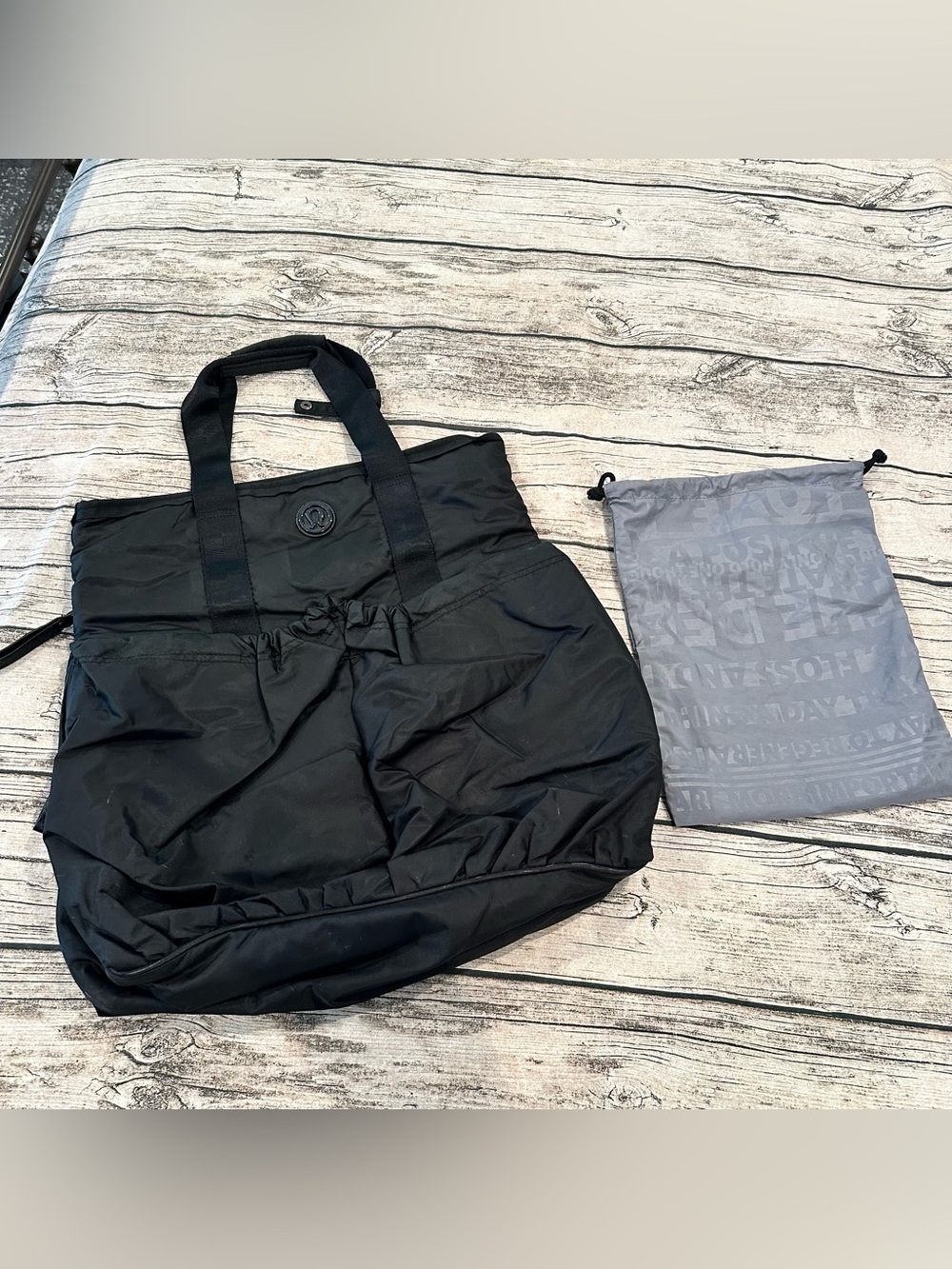 lululemon athletica Black Everyday Carry Tote Bag, Gym Bag, Work Bag
